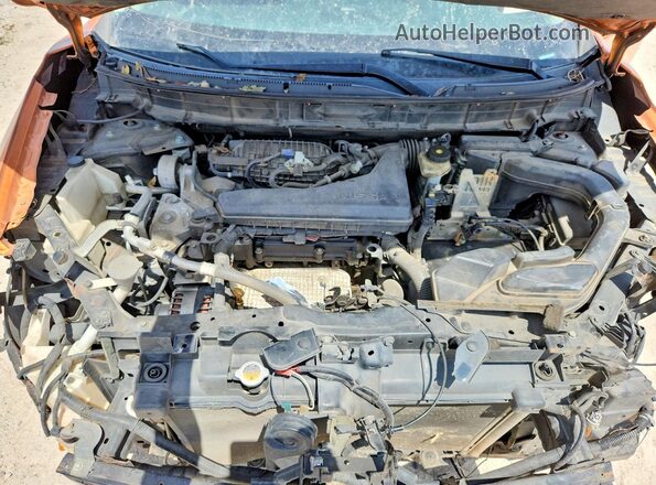 5N1AT2MT2JC710167 2018 NISSAN ROGUE Orange Rear interior view