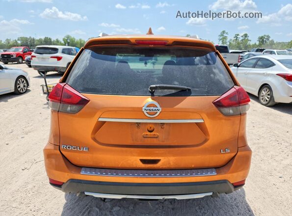 5N1AT2MT2JC710167 2018 NISSAN ROGUE Orange Rear view