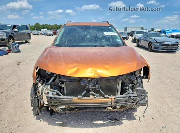 5N1AT2MT2JC710167 2018 NISSAN ROGUE Orange Front view