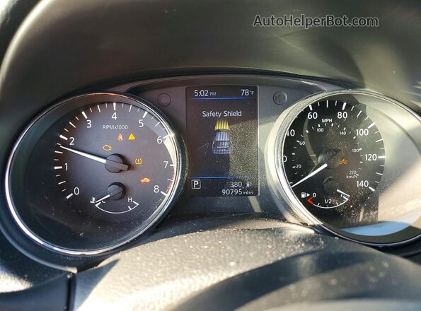 5N1AT2MT2JC816229 2018 NISSAN ROGUE Gray Instrument cluster view