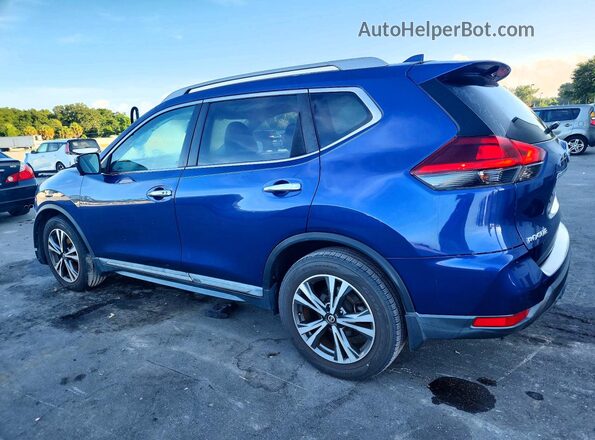 5N1AT2MT2JC839820 2018 NISSAN ROGUE Blue Tył lewy