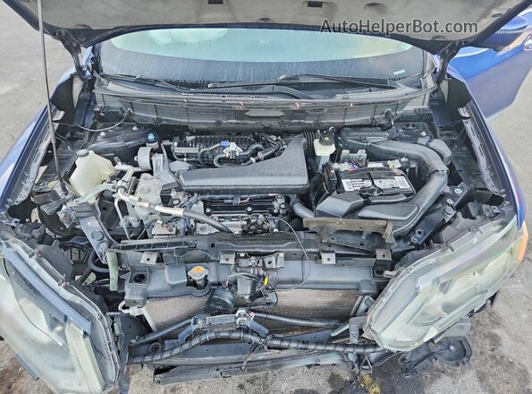 5N1AT2MT2JC839820 2018 NISSAN ROGUE Blue Widok komory silnika