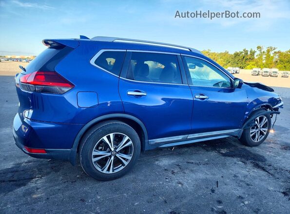 5N1AT2MT2JC839820 2018 NISSAN ROGUE Blue Tył prawy