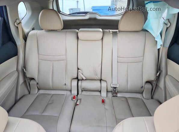 5N1AT2MT2JC839820 2018 NISSAN ROGUE Blue Widok tylnych siedzeń
