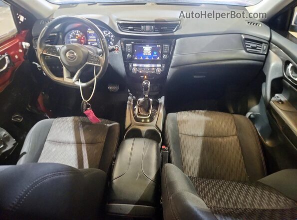 5N1AT2MT2KC700272 2019 NISSAN ROGUE Red Вид панелі приладів