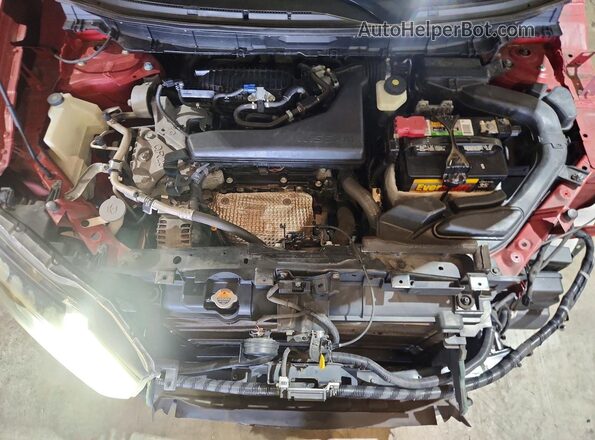 5N1AT2MT2KC700272 2019 NISSAN ROGUE Red Вид підкапотного простору