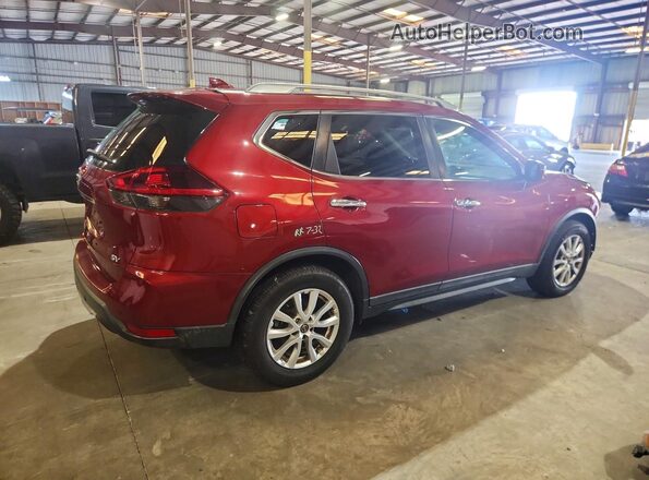 5N1AT2MT2KC700272 2019 NISSAN ROGUE Red Задня права чверть