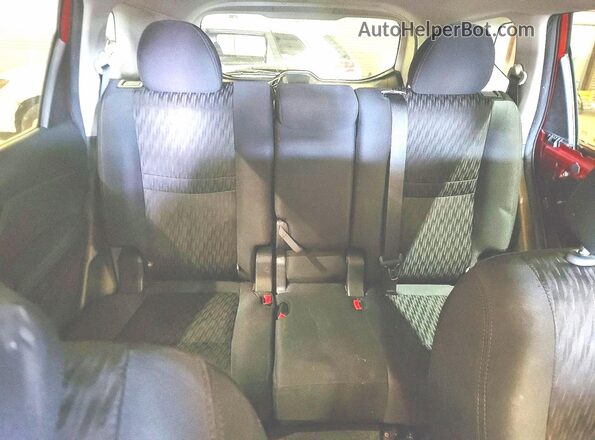 5N1AT2MT2KC700272 2019 NISSAN ROGUE Red Вид задніх сидінь