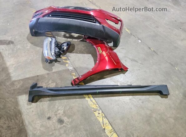 5N1AT2MT2KC700272 2019 NISSAN ROGUE Red Вид наклейки з VIN-кодом