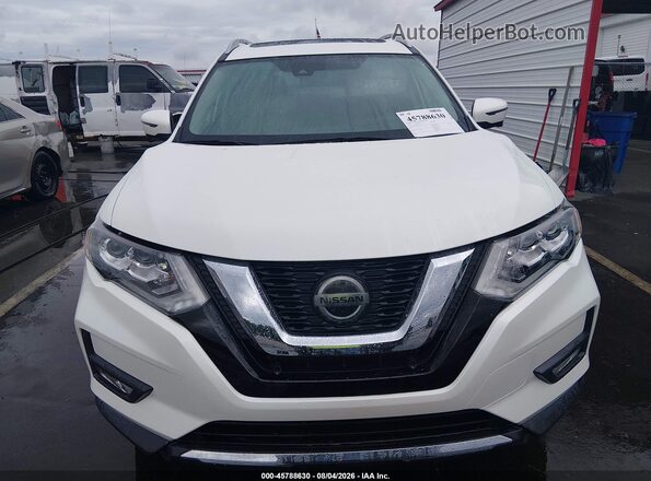 5N1AT2MT2KC707318 2019 NISSAN ROGUE White Instrument cluster view