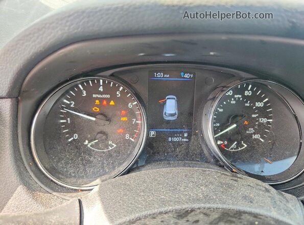 5N1AT2MT2KC729724 2019 NISSAN ROGUE Black Սարքավորումների վահանակի տեսք