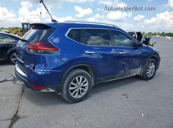5N1AT2MT2KC761296 2019 NISSAN ROGUE Blue Задня права чверть