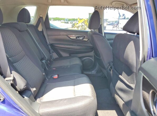 5N1AT2MT2KC761296 2019 NISSAN ROGUE Blue Вид задньої частини салону