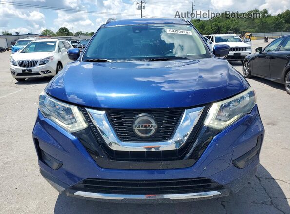 5N1AT2MT2KC761296 2019 NISSAN ROGUE Blue Вид спереду