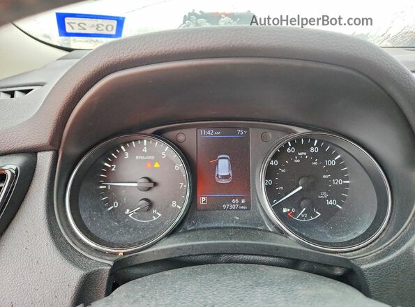 5N1AT2MT2KC770094 2019 NISSAN ROGUE Белый Вид щитка приборов