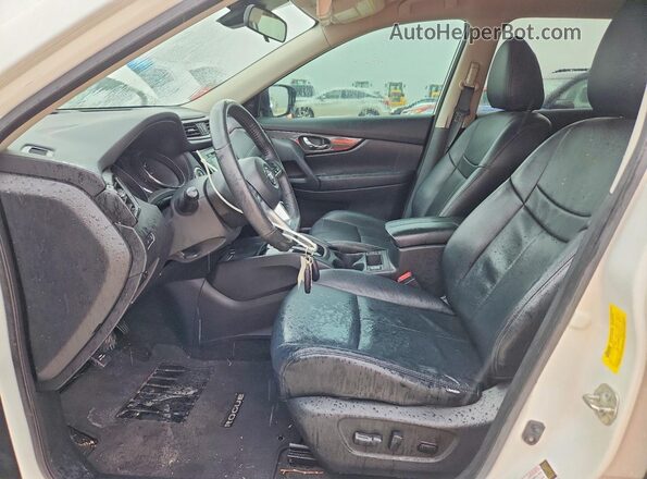 5N1AT2MT2KC770094 2019 NISSAN ROGUE Белый Вид салона спереди