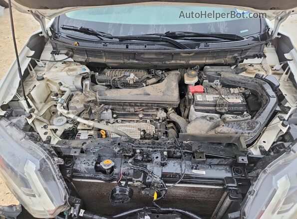 5N1AT2MT2KC770094 2019 NISSAN ROGUE Белый Вид задней части салона