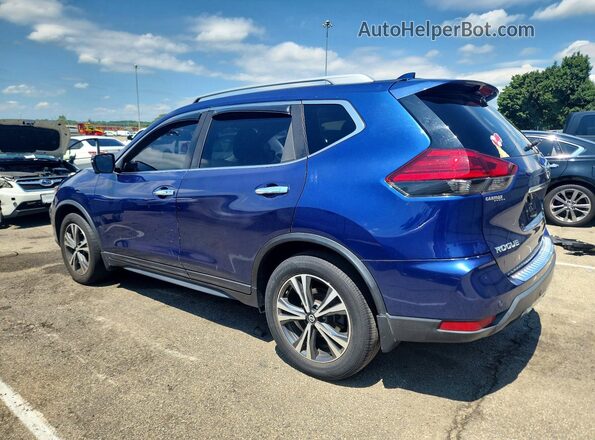 5N1AT2MT2KC786778 2019 NISSAN ROGUE Blue Rear left