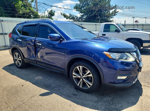 5N1AT2MT2KC786778 2019 NISSAN ROGUE Blue Front right