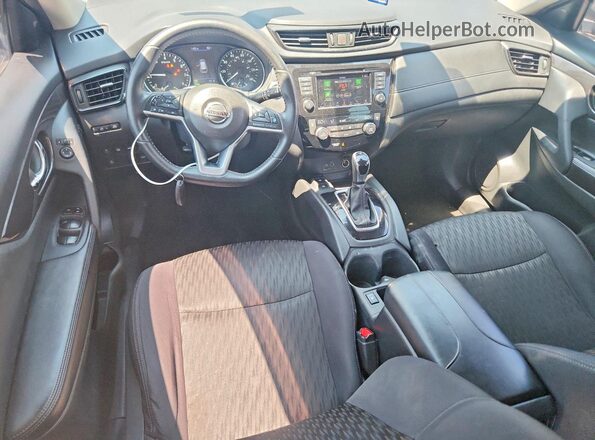5N1AT2MT2KC786778 2019 NISSAN ROGUE Blue Dashboard view