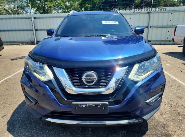 5N1AT2MT2KC786778 2019 NISSAN ROGUE Blue Front view