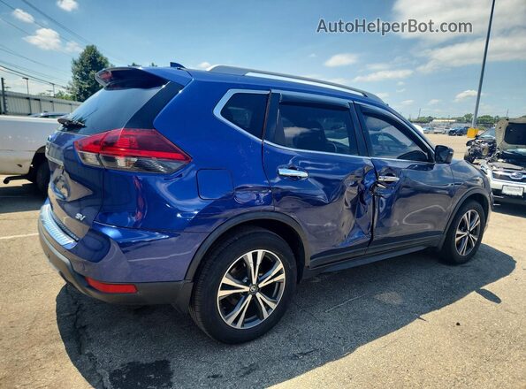 5N1AT2MT2KC786778 2019 NISSAN ROGUE Blue Rear right