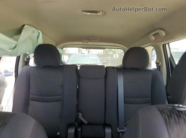 5N1AT2MT2KC796534 2019 NISSAN ROGUE White Вид задніх сидінь