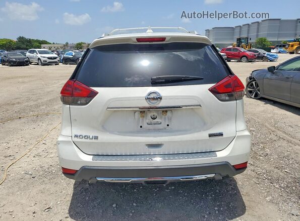 5N1AT2MT2KC796534 2019 NISSAN ROGUE White Вид ззаду