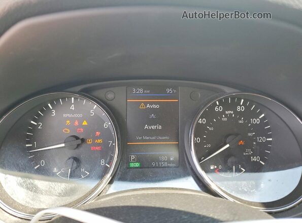 5N1AT2MT2LC804231 2020 NISSAN ROGUE Silver Vista del cuadro de instrumentos