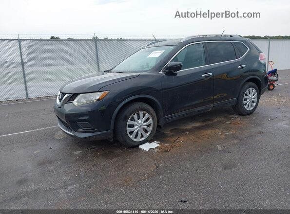 5N1AT2MT3GC773044 2016 NISSAN ROGUE Черный Задняя правая четверть