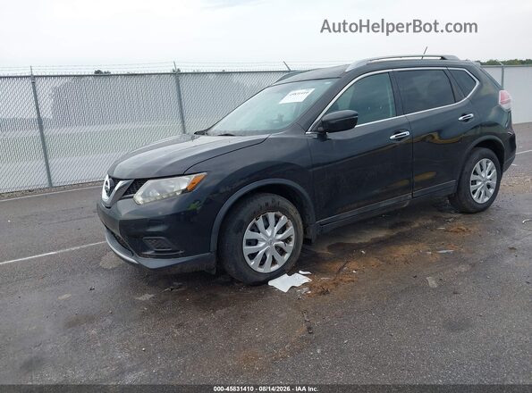 5N1AT2MT3GC773044 2016 NISSAN ROGUE Черный Передняя левая четверть