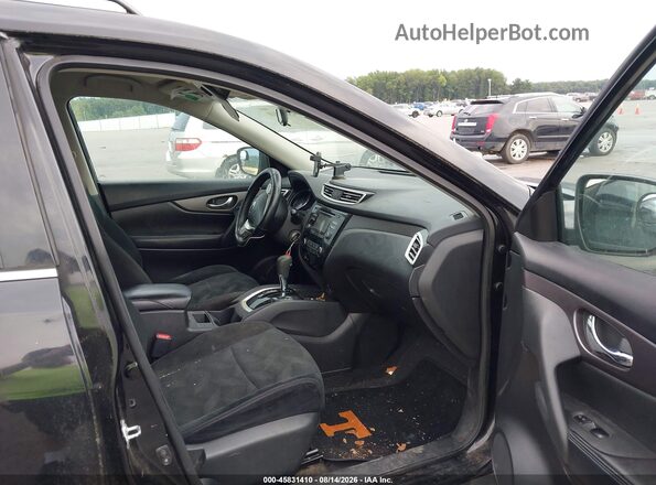 5N1AT2MT3GC773044 2016 NISSAN ROGUE Черный Вид салона спереди
