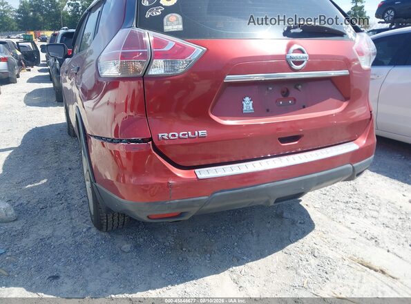 5N1AT2MT3GC843206 2016 NISSAN ROGUE Red Vista frontal