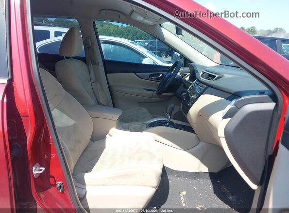 5N1AT2MT3GC843206 2016 NISSAN ROGUE Red Vista interior delantera
