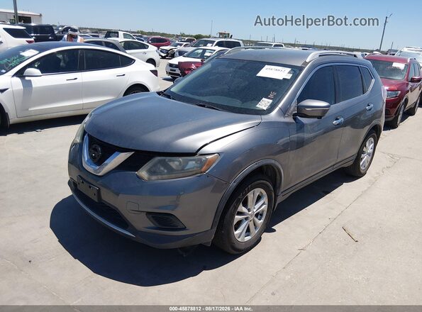 5N1AT2MT3GC889165 2016 NISSAN ROGUE Gray Przód lewy