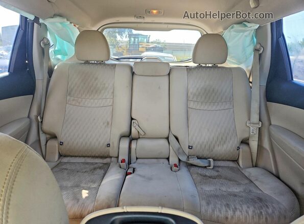 5N1AT2MT3HC743799 2017 NISSAN ROGUE Black უკანა სავარძლების ხედი