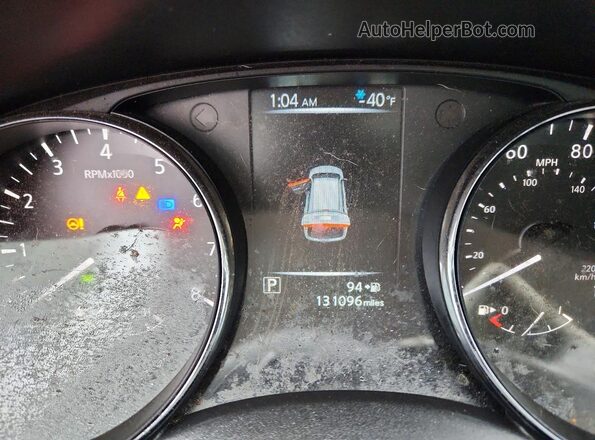 5N1AT2MT3HC796356 2017 NISSAN ROGUE Silver Vista del cuadro de instrumentos