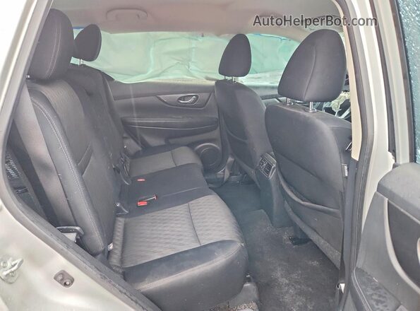 5N1AT2MT3HC796356 2017 NISSAN ROGUE Silver Vista de los asientos traseros