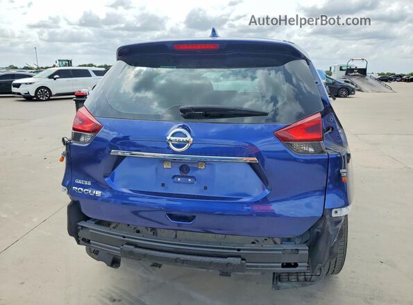 5N1AT2MT3HC798446 2017 NISSAN ROGUE Blue Հետևի տեսք