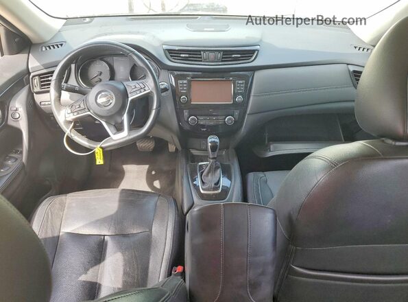 5N1AT2MT3HC877390 2017 NISSAN ROGUE Белый Вид панели приборов
