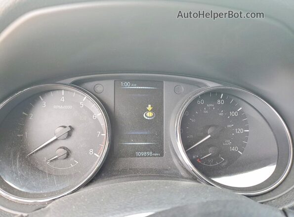 5N1AT2MT3HC877390 2017 NISSAN ROGUE Белый Вид щитка приборов