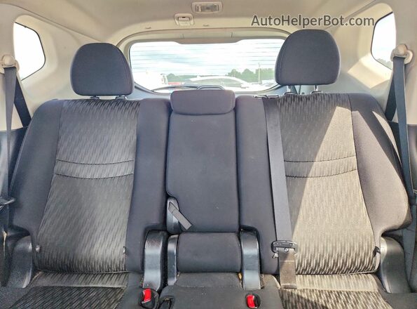 5N1AT2MT3JC706791 2018 NISSAN ROGUE Gray Vista de los asientos traseros