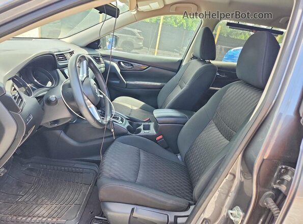 5N1AT2MT3JC779725 2018 NISSAN ROGUE Charcoal Front interior view