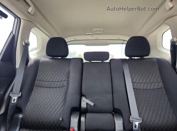 5N1AT2MT3JC779725 2018 NISSAN ROGUE Charcoal Rear seats view