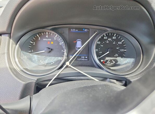 5N1AT2MT3JC779725 2018 NISSAN ROGUE Charcoal Instrument cluster view