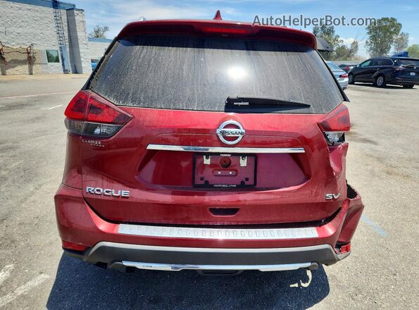 5N1AT2MT3JC823254 2018 NISSAN ROGUE Red Вид ззаду