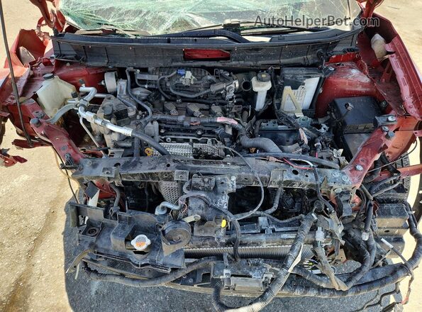 5N1AT2MT3JC823254 2018 NISSAN ROGUE Red Вид задньої частини салону
