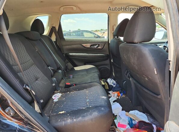 5N1AT2MT3KC704542 2019 NISSAN ROGUE Black უკანა სალონის ხედი