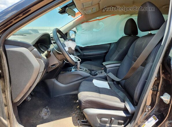 5N1AT2MT3KC704542 2019 NISSAN ROGUE Black წინა სალონის ხედი