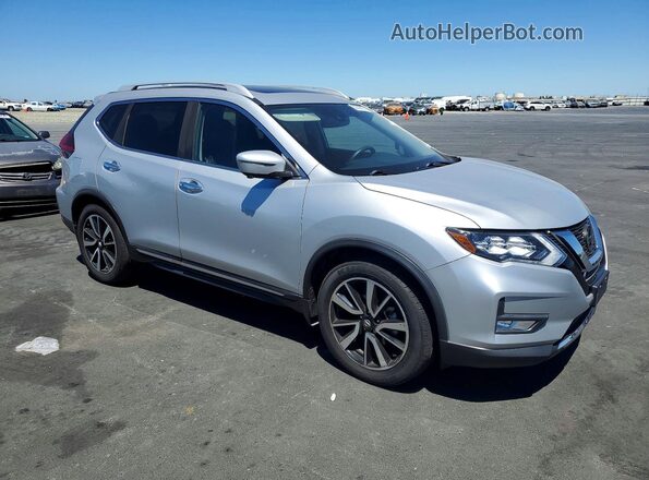 5N1AT2MT3KC753465 2019 NISSAN ROGUE Серебряный Передняя правая четверть